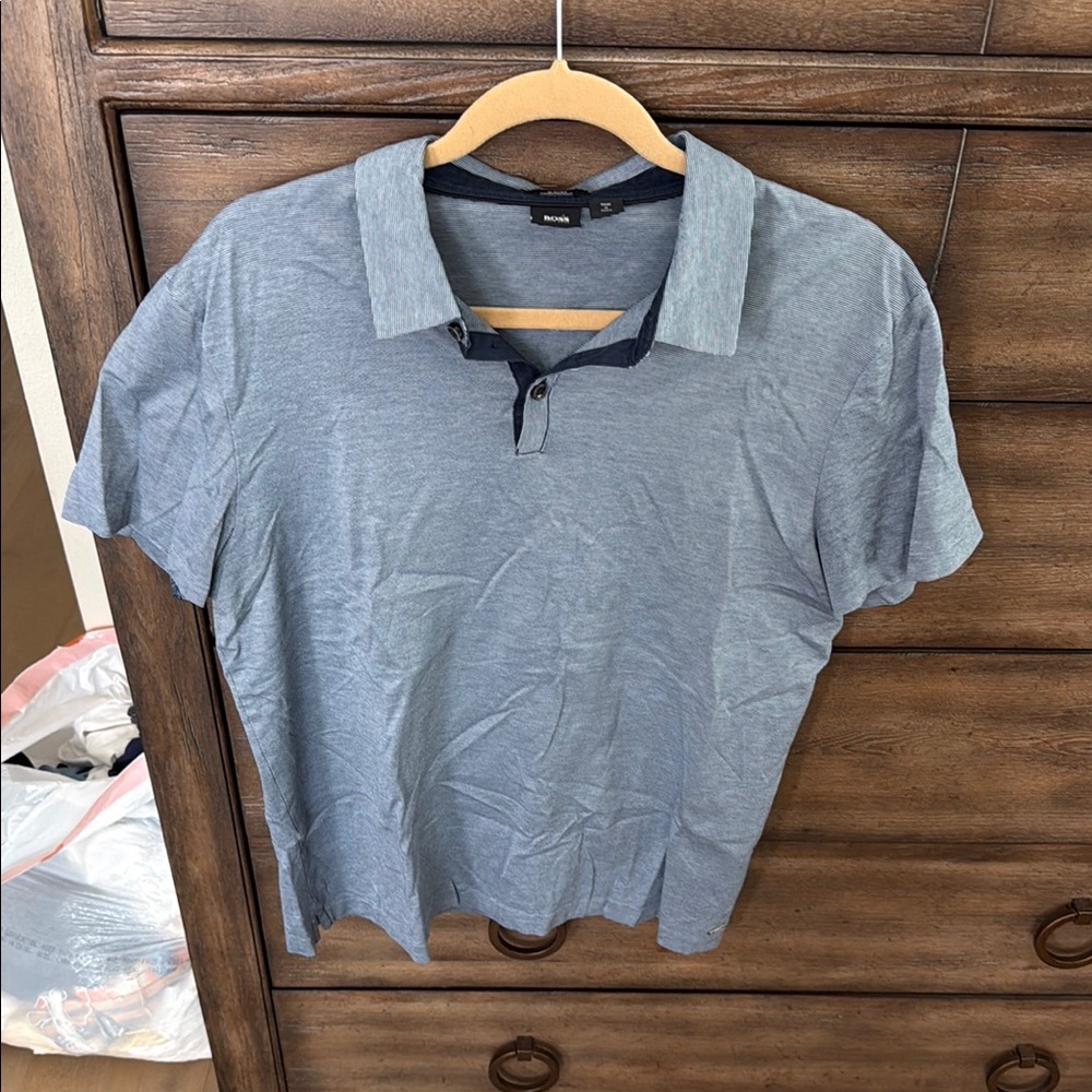 Men's Blue Polo Shirt